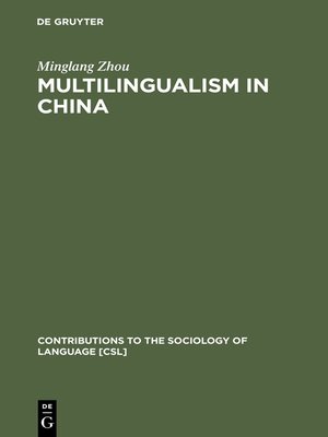 cover image of Multilingualism in China